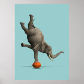 Artistisch olifant poster (Voorkant)