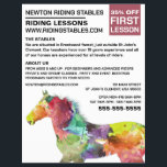 Artistisch paard, Riding Instructor, Academie Flyer<br><div class="desc">Artistieke paarden,  Riding Instructor,  Academy Adverteren brochures door de Visitekaartje winkel.</div>