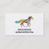 Artistisch paard, Riding Instructor, Academie Visitekaartje (Voorkant)