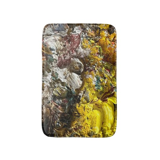 Artistisch palet #1 badmat (Voorkant Verticaal)