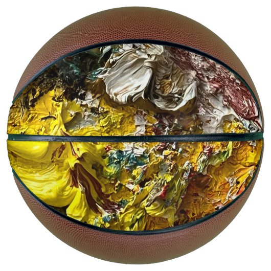 Artistisch palet #1 basketbal (Voorkant)