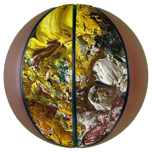 Artistisch palet #1 basketbal (Verticaal)