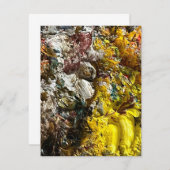 Artistisch palet #1 bedankkaart (Voorkant / Achterkant)