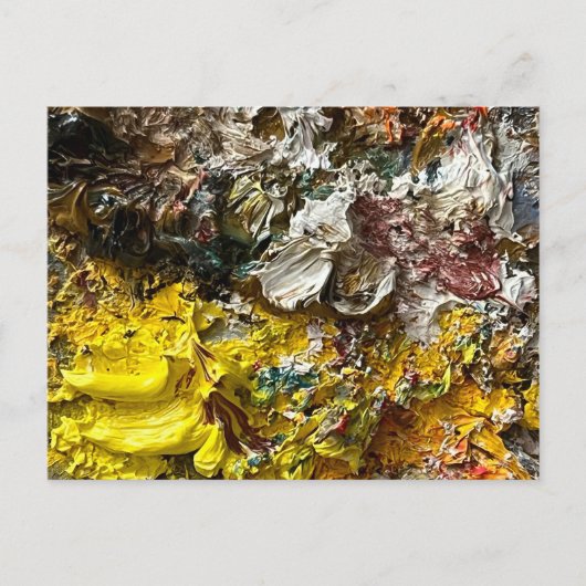 Artistisch palet #1 briefkaart (Voorkant)