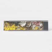 Artistisch palet #1 bureau naambordje (Voorkant)