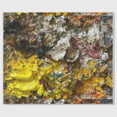 Artistisch palet #1 cadeaupapier (Vlak)