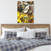 Artistisch palet #1 canvas afdruk (Insitu (Slaapkamer))