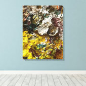 Artistisch palet #1 canvas afdruk (Insitu (Houten vloer))