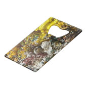 Artistisch palet #1 creditkaart flessenopener (Achterkant Gekanteld)