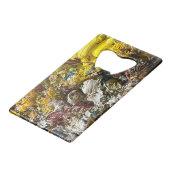 Artistisch palet #1 creditkaart flessenopener (Achterkant Gekanteld)