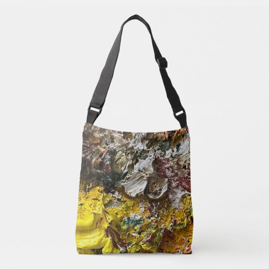 Artistisch palet #1 crossbody tas (Voorkant)