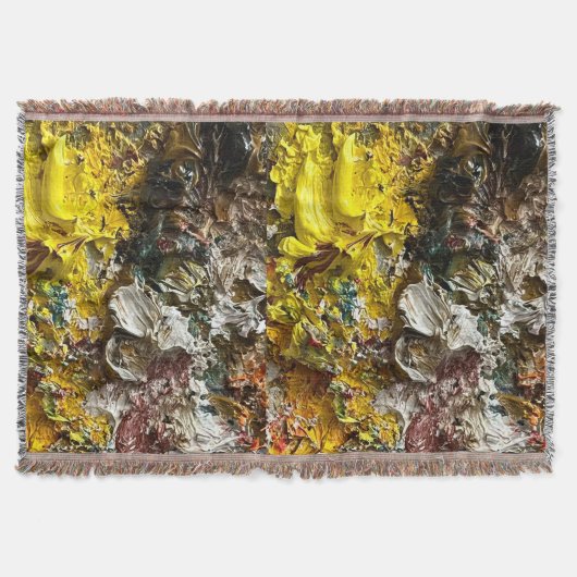 Artistisch palet #1 deken (Voorkant)