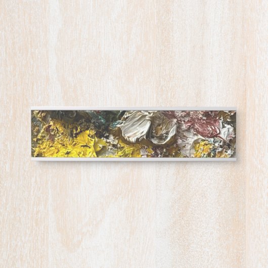 Artistisch palet #1 deurbordje (Voorkant)