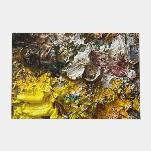 Artistisch palet #1 deurmat (Voorkant)