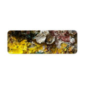 Artistisch palet #1 etiket (Voorkant)