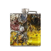 Artistisch palet #1 heupfles (Achterkant)