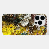 Artistisch palet #1 iPhone hoesje (Achterkant horizontaal)