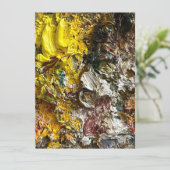 Artistisch palet #1 kaart (Staand voorkant)