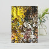 Artistisch palet #1 kaart (Staand voorkant)