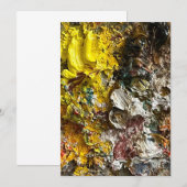 Artistisch palet #1 kaart (Voorkant / Achterkant)