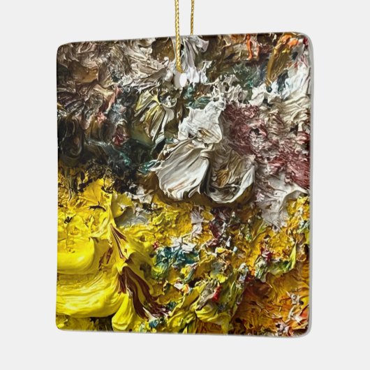 Artistisch palet #1 keramisch ornament (Links)