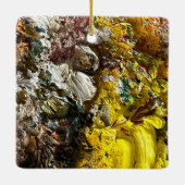 Artistisch palet #1 keramisch ornament (Achterkant)