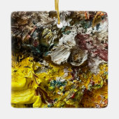 Artistisch palet #1 keramisch ornament (Voorkant)