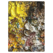 Artistisch palet #1 klembord (Achterkant)