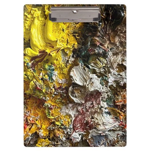 Artistisch palet #1 klembord (Voorkant)