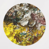 Artistisch palet #1 labels (Design 1)