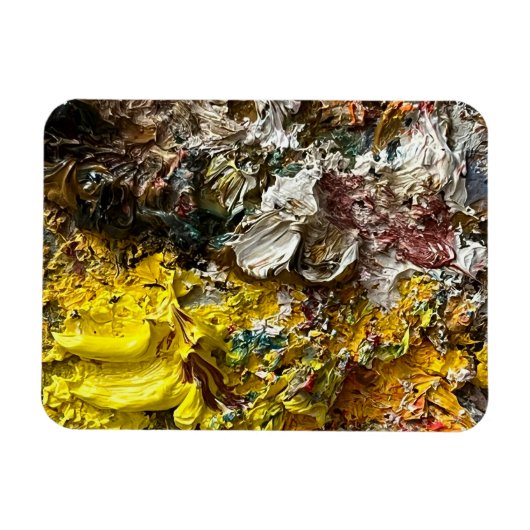 Artistisch palet #1 magneet (Horizontaal)
