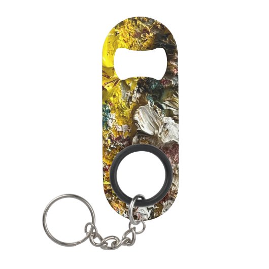 Artistisch palet #1 mini flessenopener (Voorkant)
