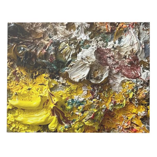 Artistisch palet #1 notitieblok (Voorkant)