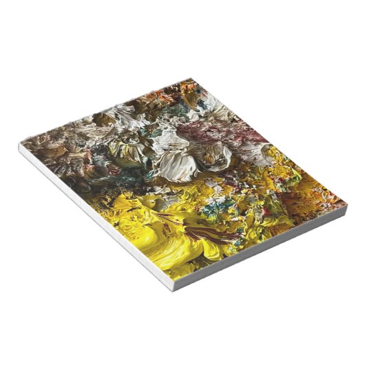 Artistisch palet #1 notitieblok (Schuin)