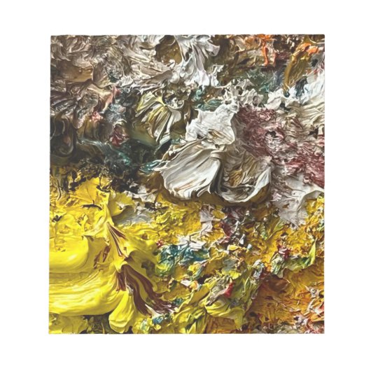 Artistisch palet #1 notitieblok (Voorkant)