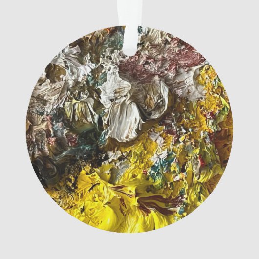 Artistisch palet #1 ornament (achterkant)