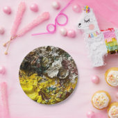 Artistisch palet #1 papieren bordje (Feest)