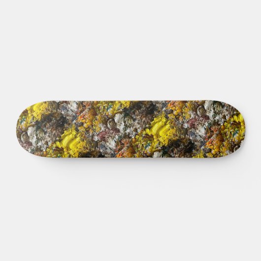 Artistisch palet #1 persoonlijk skateboard (Horizontaal)
