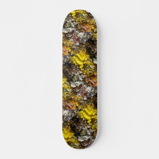 Artistisch palet #1 persoonlijk skateboard (Voorkant)