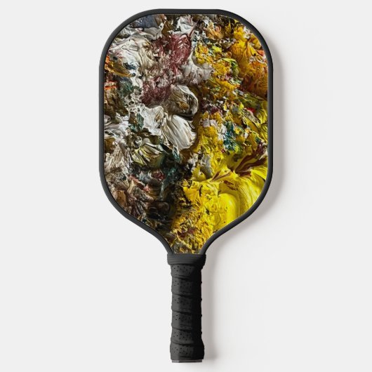 Artistisch palet #1 pickleball paddle (Voorkant)