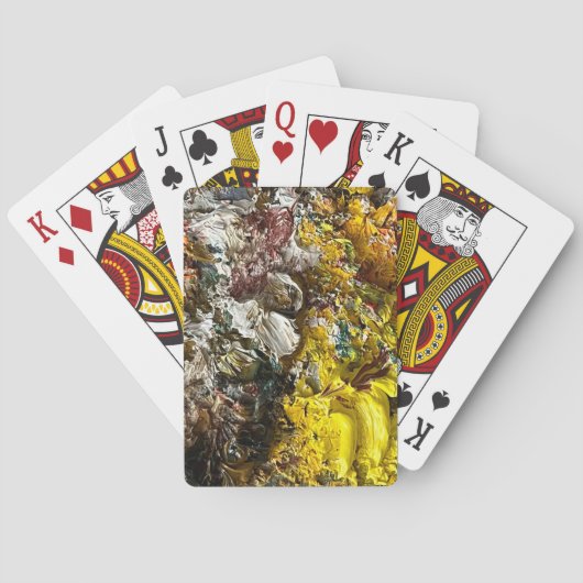 Artistisch palet #1 pokerkaarten (Achterkant)