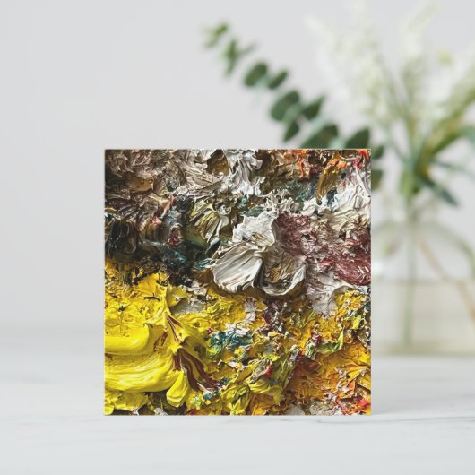 Artistisch palet #1 programmakaart (Staand voorkant)