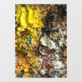 Artistisch palet #1 raamsticker (Vel)