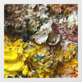 Artistisch palet #1 raamsticker (Vel)