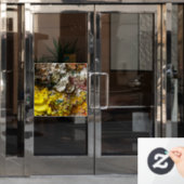 Artistisch palet #1 raamsticker (Kantoordeur)