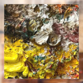 Artistisch palet #1 raamsticker (Vel 2)