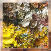 Artistisch palet #1 raamsticker (Vel 2)