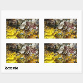 Artistisch palet #1 rechthoekige sticker (Vel)