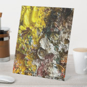 Artistisch palet #1 reclamebord met voetstuk (Insitu)