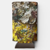 Artistisch palet #1 seltzer blikjeskoeler (Achterkant)